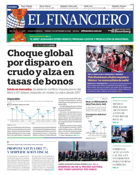 Cover of El Financiero