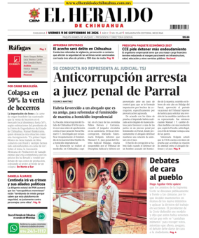 Cover of El Heraldo de Chihuahua