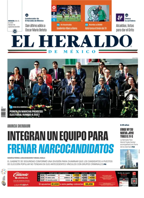 Cover of El Heraldo de Mexico