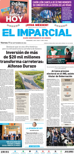 Cover of El Imparcial