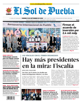 Cover of El Sol de Puebla
