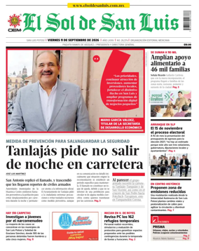 Cover of El Sol de San Luis Potosi