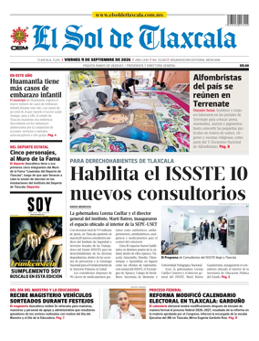 Cover of El Sol de Tlaxcala