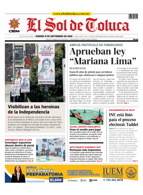 Cover of El Sol de Toluca