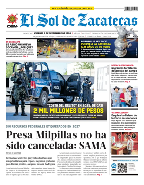 Cover of El Sol de Zacatecas