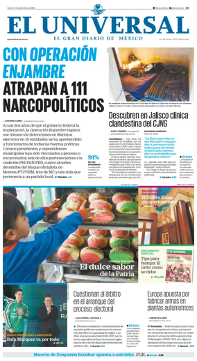 Cover of El Universal