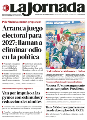Cover of La Jornada