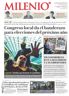 Cover of Milenio Edo de Mexico