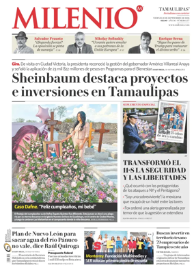 Cover of Milenio Tamaulipas