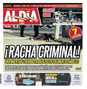 Cover of Periodico Al Dia (Leon)