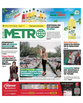 Cover of Publimetro Guadalajara