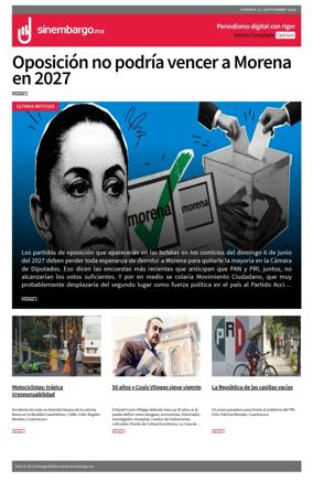 Cover of Sin Embargo Opinion