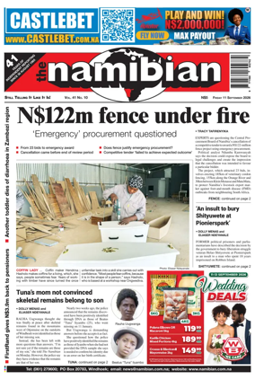 Cover of The Namibian