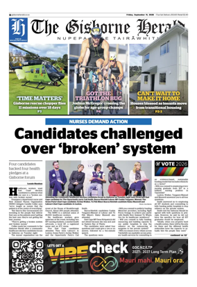 Cover of The Gisborne Herald