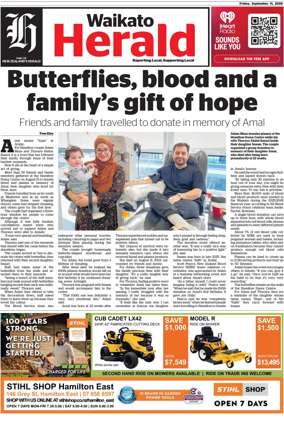 Cover of Waikato Herald