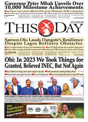 Cover of THISDAY