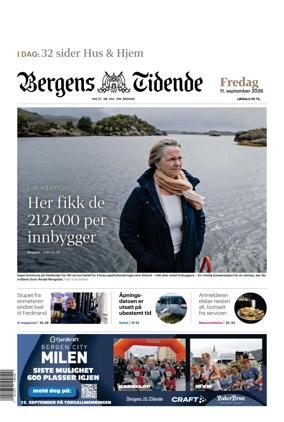 Cover of Bergens Tidende