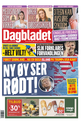 Cover of Dagbladet