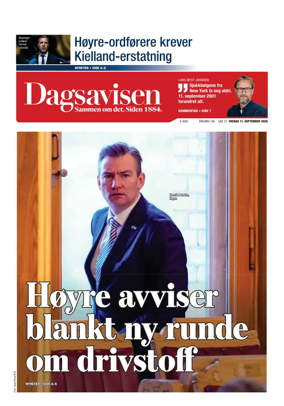 Cover of Dagsavisen