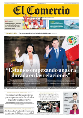 Cover of Diario El Comercio