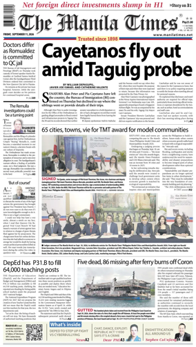 Cover of The Manila Times