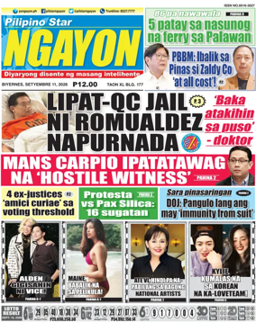 Cover of Pilipino Star Ngayon