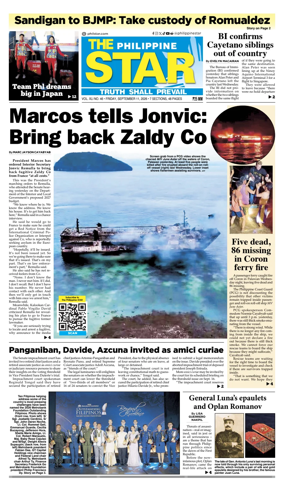 Cover of The Philippine Star