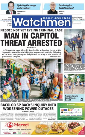 Cover of Watchmen Daily Journal