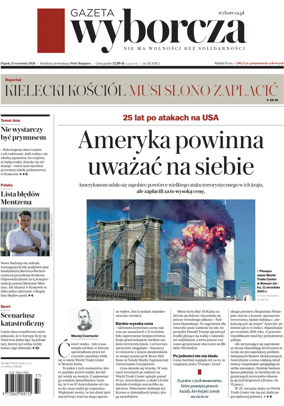 Cover of Gazeta Wyborcza