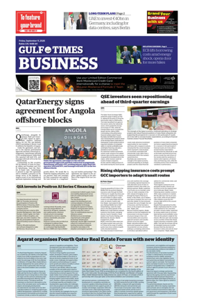 Cover of Gulf Times Business