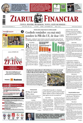 Cover of Ziarul Financiar