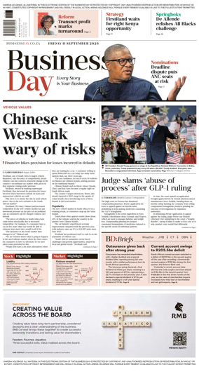 Cover of Business Day