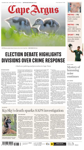Cover of Cape Argus