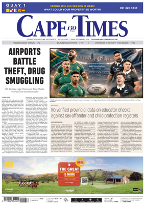 Cover of Cape Times