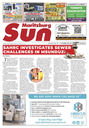 Cover of Maritzburg Sun (South Africa)