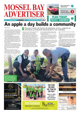 Cover of Mossel Bay Advertiser