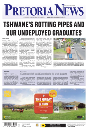 Cover of Pretoria News