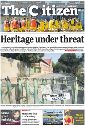 Cover of The Citizen (Gauteng)