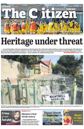 Cover of The Citizen (KZN)