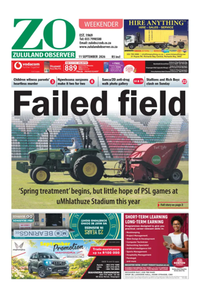 Cover of Zululand Observer - Weekender