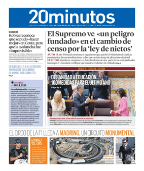 Cover of 20 Minutos Madrid