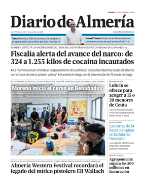 Cover of Diario de Almeria
