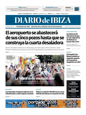 Cover of Diario de Ibiza