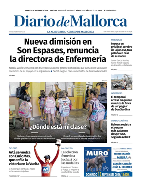 Cover of Diario de Mallorca