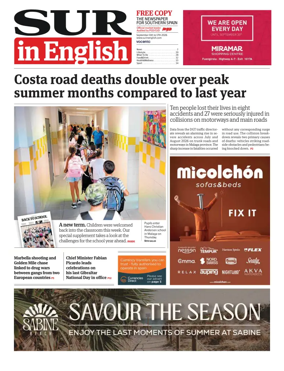 Cover of Diario Sur_Sur in english