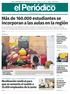 Cover of El Periodico Extremadura