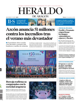 Cover of Heraldo de Aragon