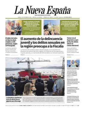 Cover of La Nueva Espana (Occidente)