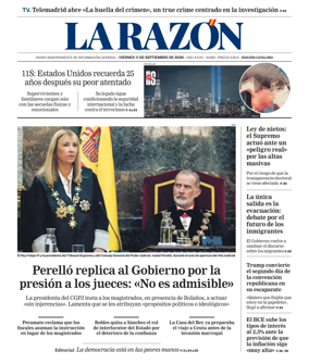 Cover of La Razon (Cataluna)