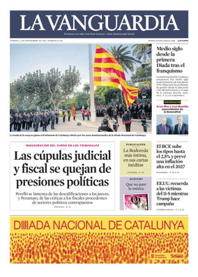 Cover of La Vanguardia